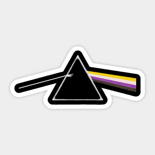 Pink Floyd Nonbinary Pride T-Shirt Sticker